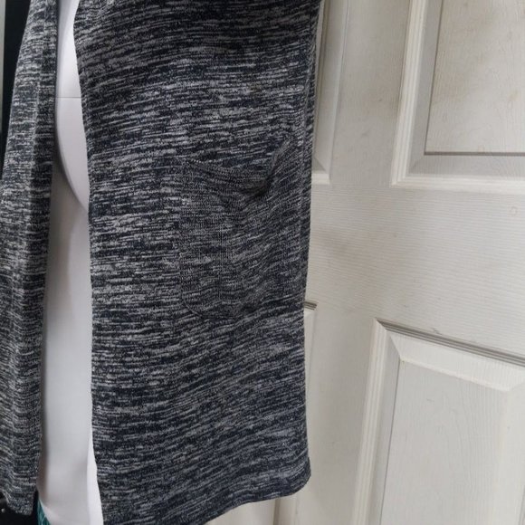 CQ By CQ Basic Long Sleeve Open Front Pullover Cardigan Black Women's Large - Picture 5 of 10